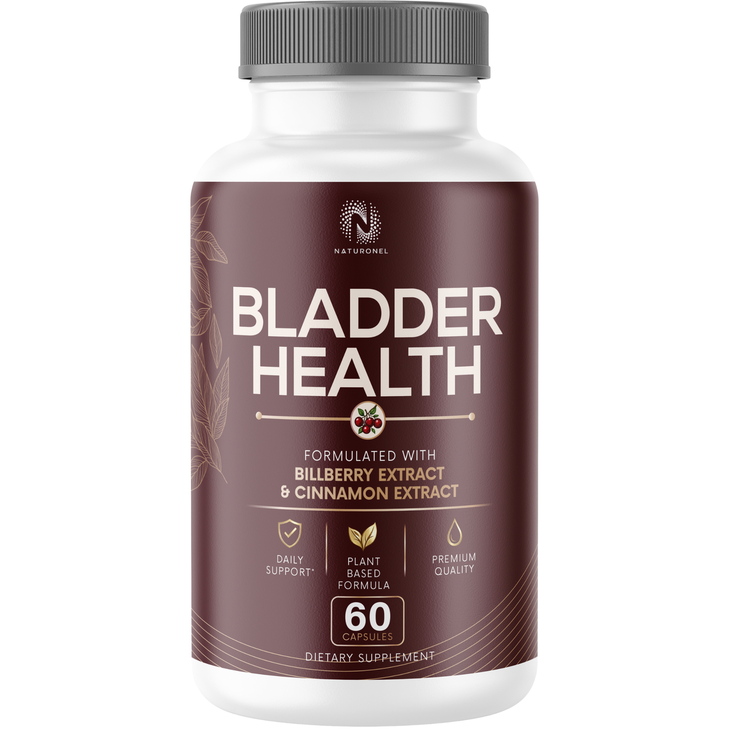 Bladder Health Supplement – Advanced Urinary Tract & Daily Wellness Formula with Saw Palmetto, Pygeum, Uva Ursi, Pumpkin Seed, Bilberry, Cranberry Blend, Vitamins & Botanicals