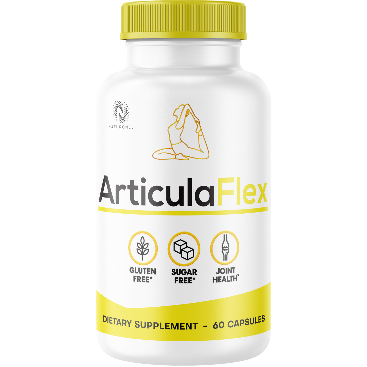 ArticulaFlex Joint Support Supplement with Glucosamine Sulfate 1500mg, Boswellia, Chondroitin, Turmeric, MSM & Bromelain, Joint Comfort & Mobility Formula