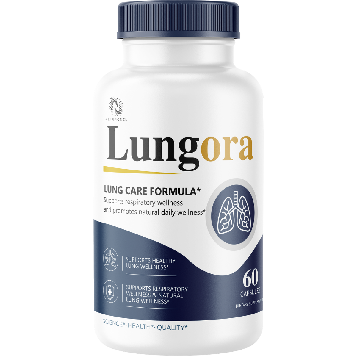 Lungora Lung Wellness Complex – Advanced Respiratory Support with Elderberry, Echinacea, Vitamin C, Zinc, Turmeric & Garlic