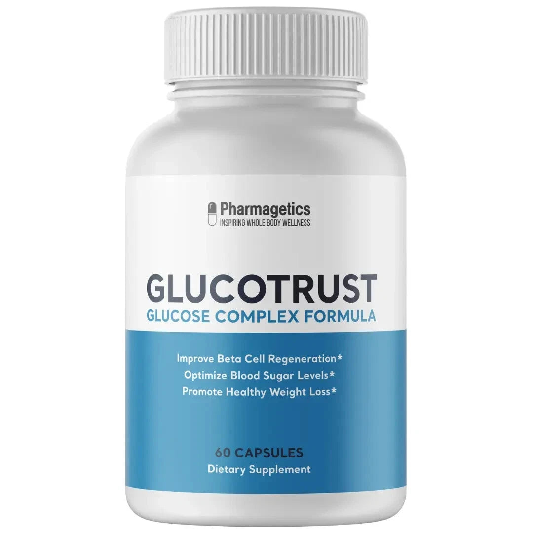 Glucotrust Complex Formula Blood Health Support Supplement 60 Capsules
