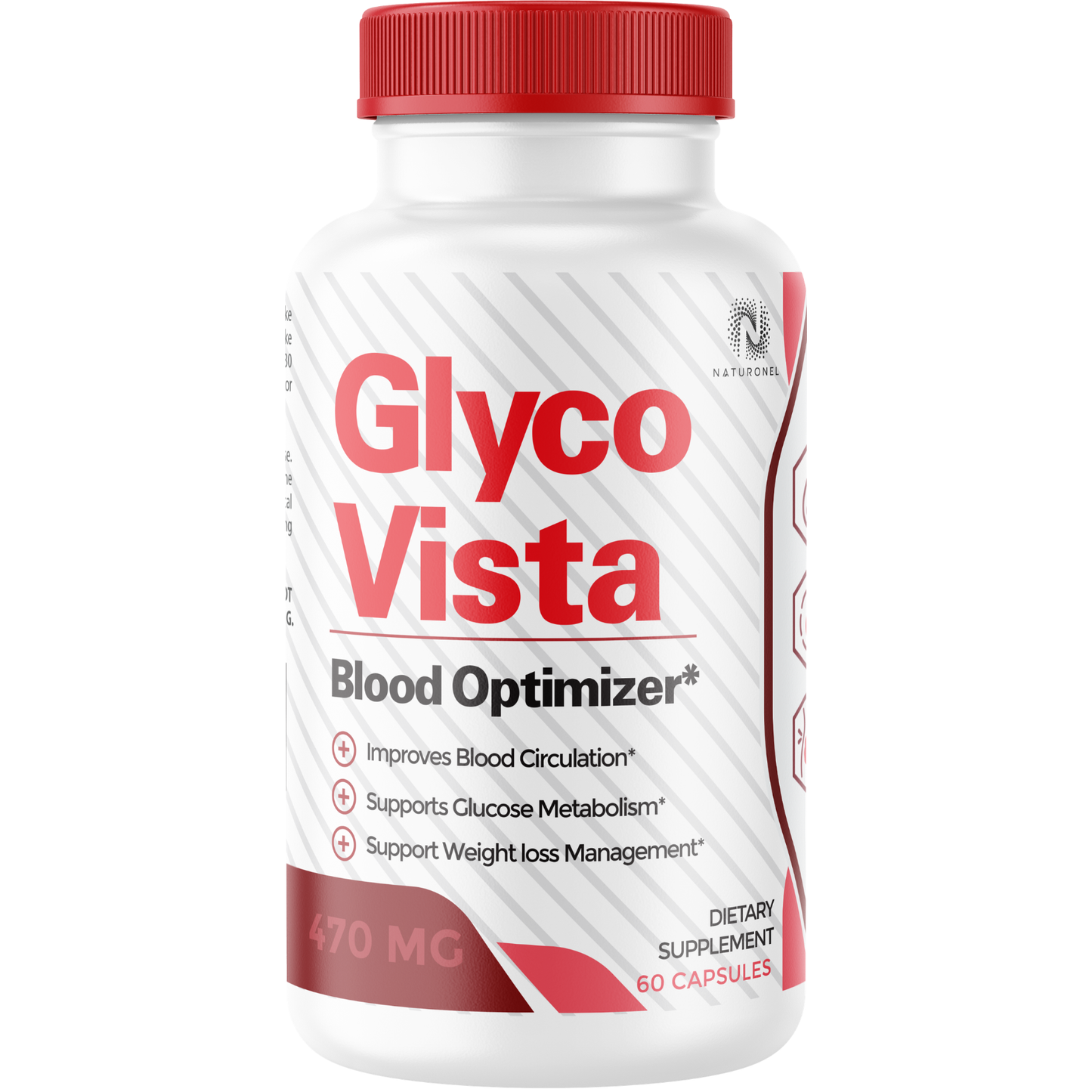 Glyco Vista Blood Optimizer Supplement – Glucose Metabolism & Healthy Blood Circulation Support, Alpha Lipoic Acid, Chromium, Banaba, Bitter Melon, Cinnamon & Gymnema