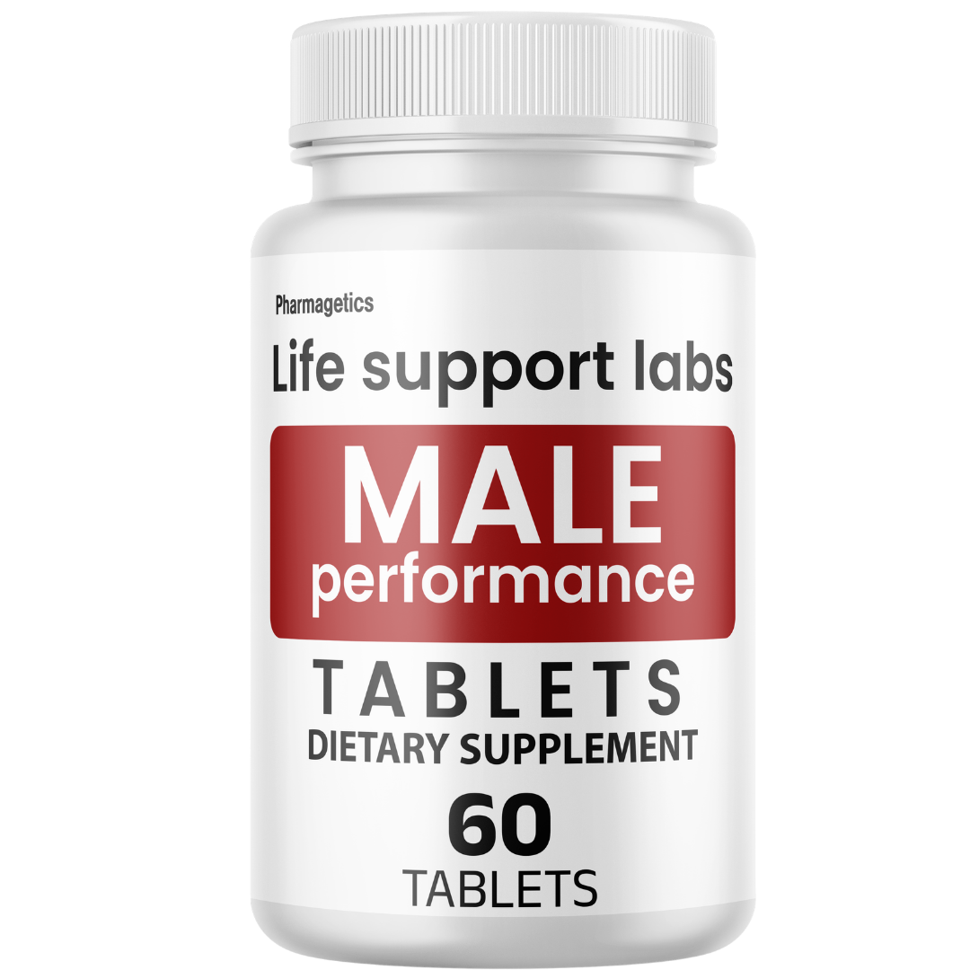 Life Support Labs Male Performance Supplement, Energy Support 60 Tablets