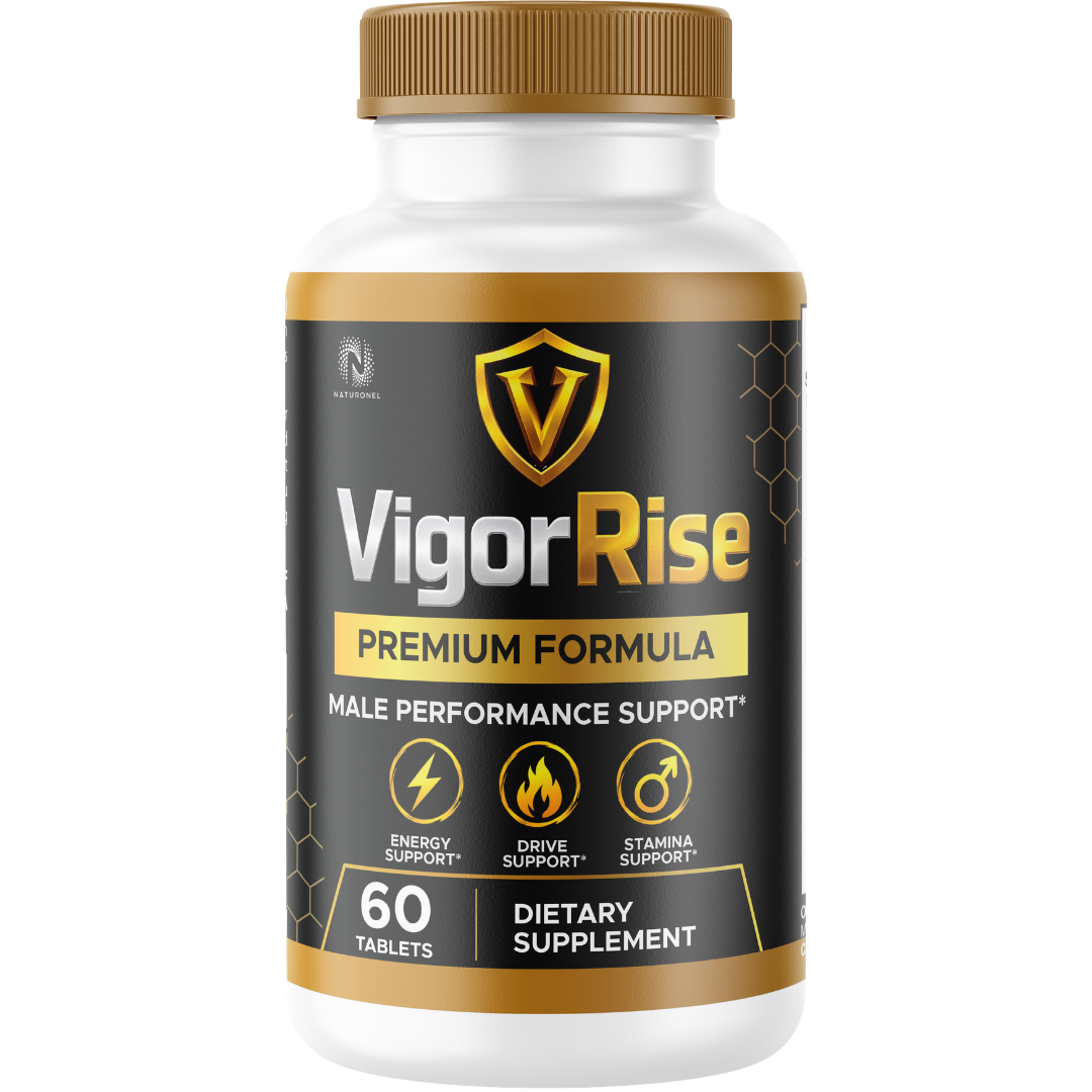 VigorRise Men's Daily Performance Supplement – Premium Herbal Formula with Tongkat Ali, Maca Root, L-Arginine, Ginseng & Zinc – Supports Energy, Drive & Stamina