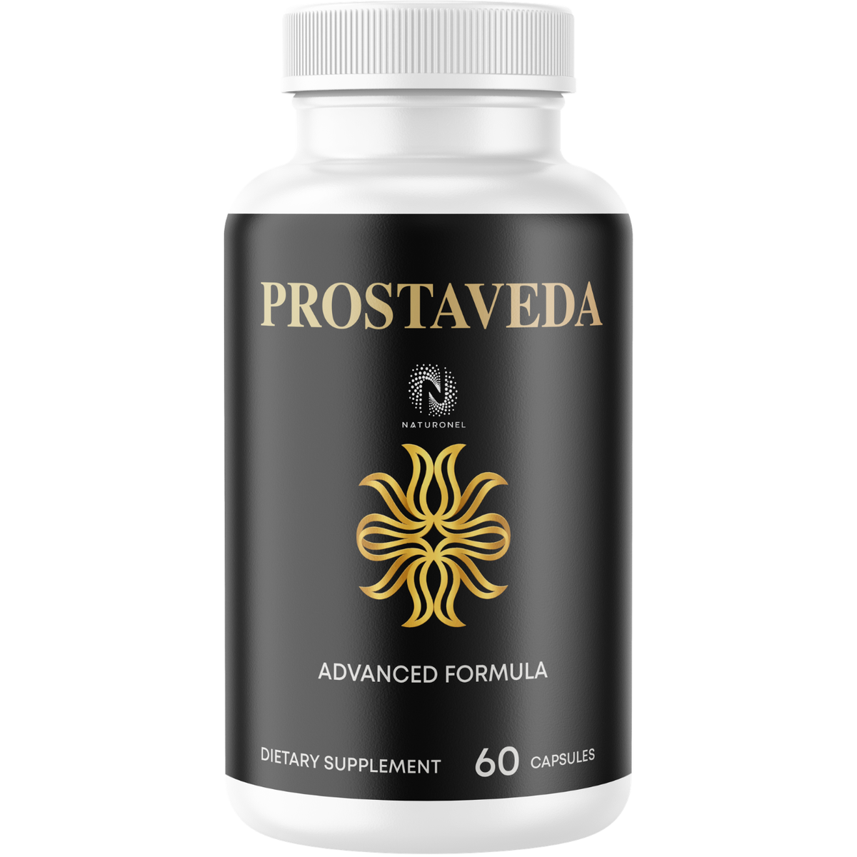 Prostaveda Prostate Support Capsules for Men – Saw Palmetto, Pygeum, Plant Sterols, Zinc, Selenium, Green Tea, Reishi & Shiitake