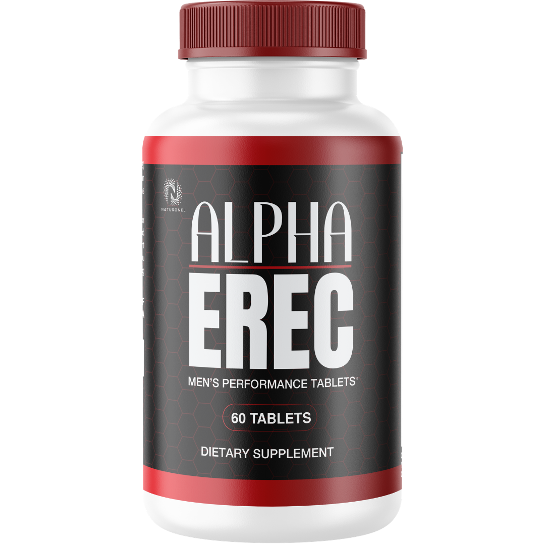 Alpha Erec Advanced Men's Performance Tablets – Male Stamina, Energy & Vitality Support with Tongkat Ali, Maca, Ginseng & Zinc