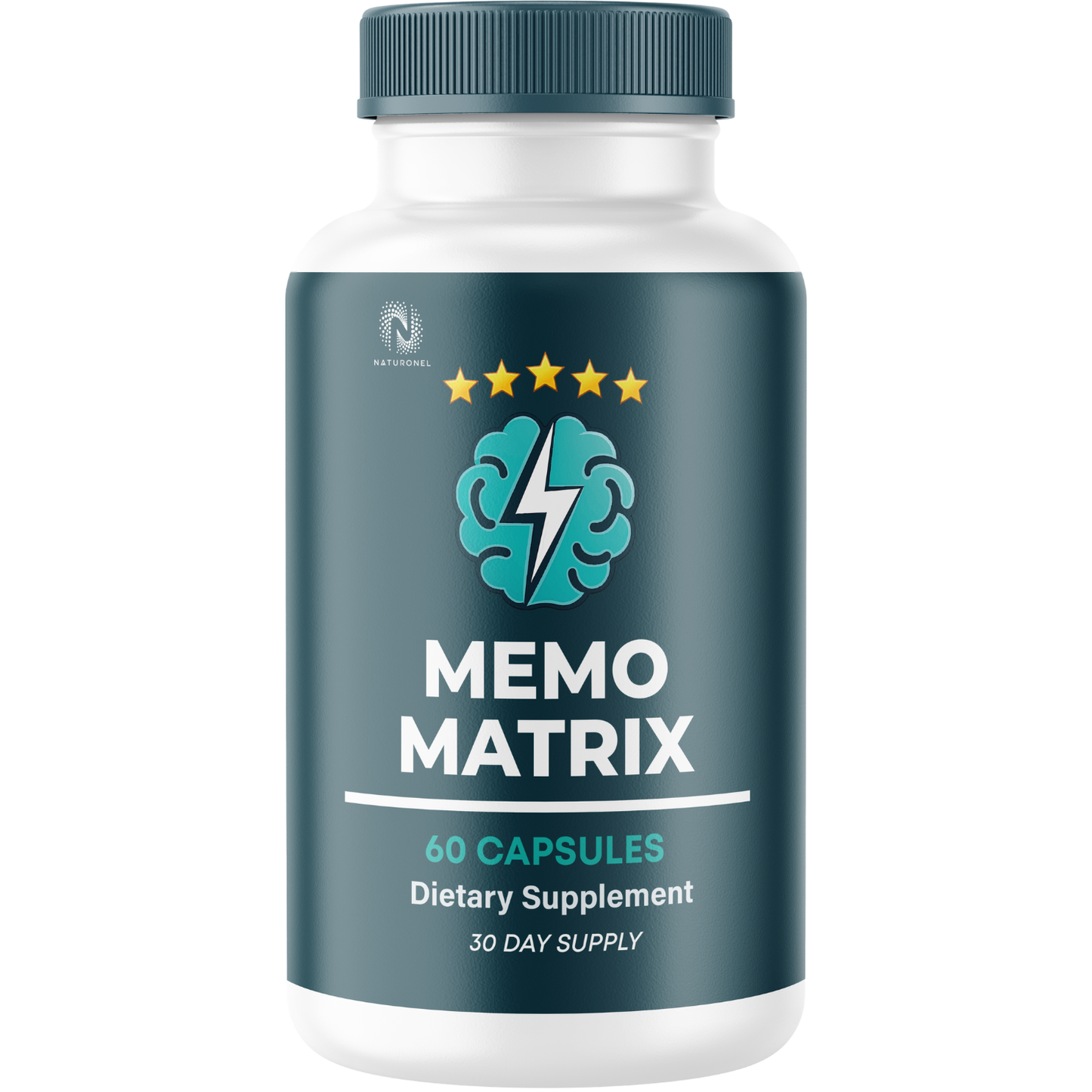 Memo Matrix Brain Supplement – Memory & Focus Formula with DMAE, Bacopa, Phosphatidylserine, Huperzine A, DHA, Vitamins & Minerals – Cognitive Wellness Support