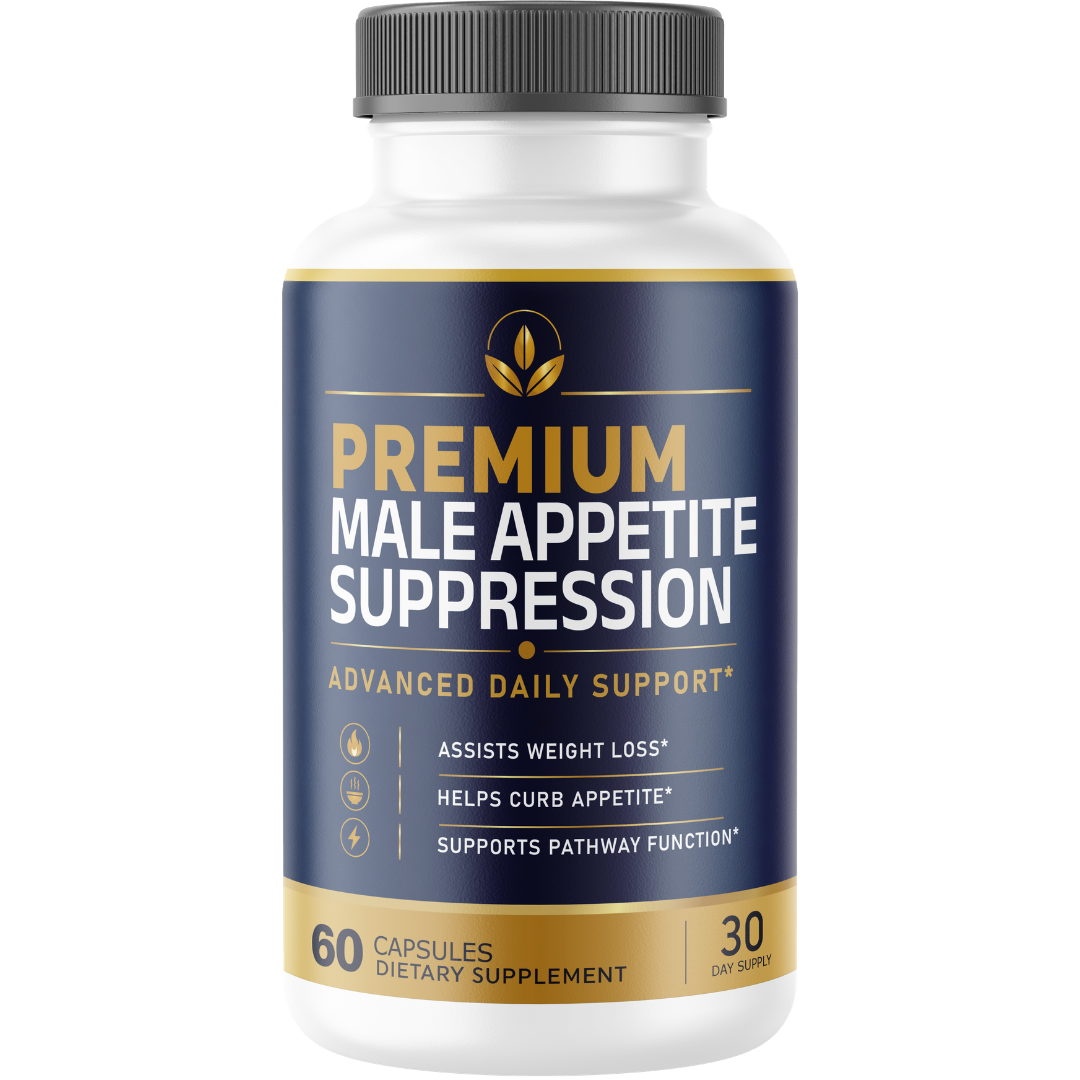 Male Appetite Suppressant Supplement for Men – Premium Weight Management Formula with Green Coffee Bean, Garcinia Cambogia, Raspberry Ketones, Green Tea & Caffeine
