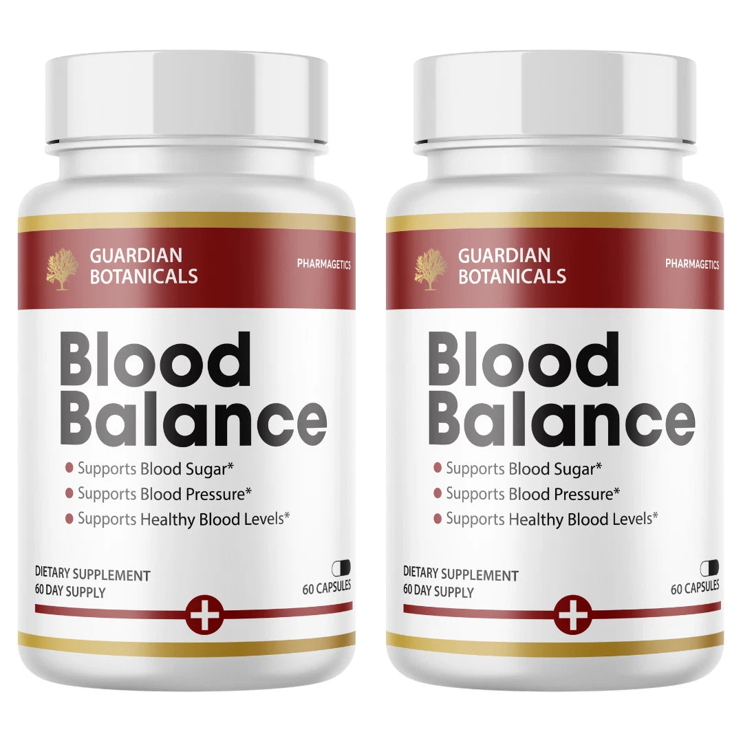 Guardian Botanicals Blood Balance Supplement, Healthy Blood Formula 60 Capsules