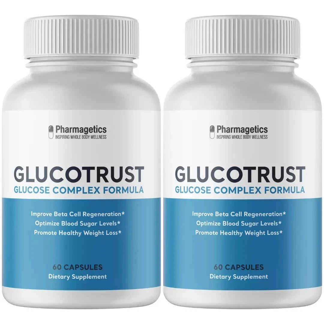 Glucotrust Complex Formula Blood Health Support Supplement 60 Capsules
