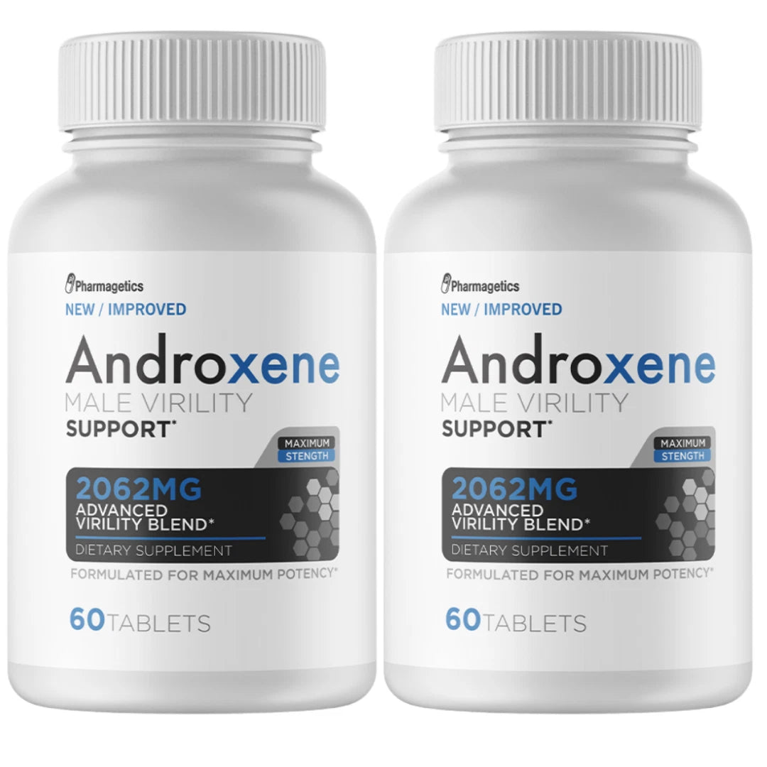 Androxene Men's Daily Wellness Formula – Advanced Botanical Blend with Maca Root, Tribulus, Tongkat Ali, Horny Goat Weed & Ginseng – 2062 mg Proprietary Blend - 60 Tablets