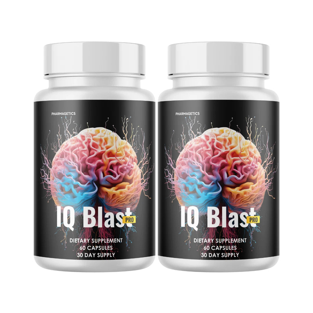 IQ Blast Pro Focus Brain Health Supplement Nootropic Formula 60 Capsules
