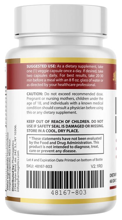 Guardian Botanicals Blood Balance Supplement, Healthy Blood Formula 60 Capsules