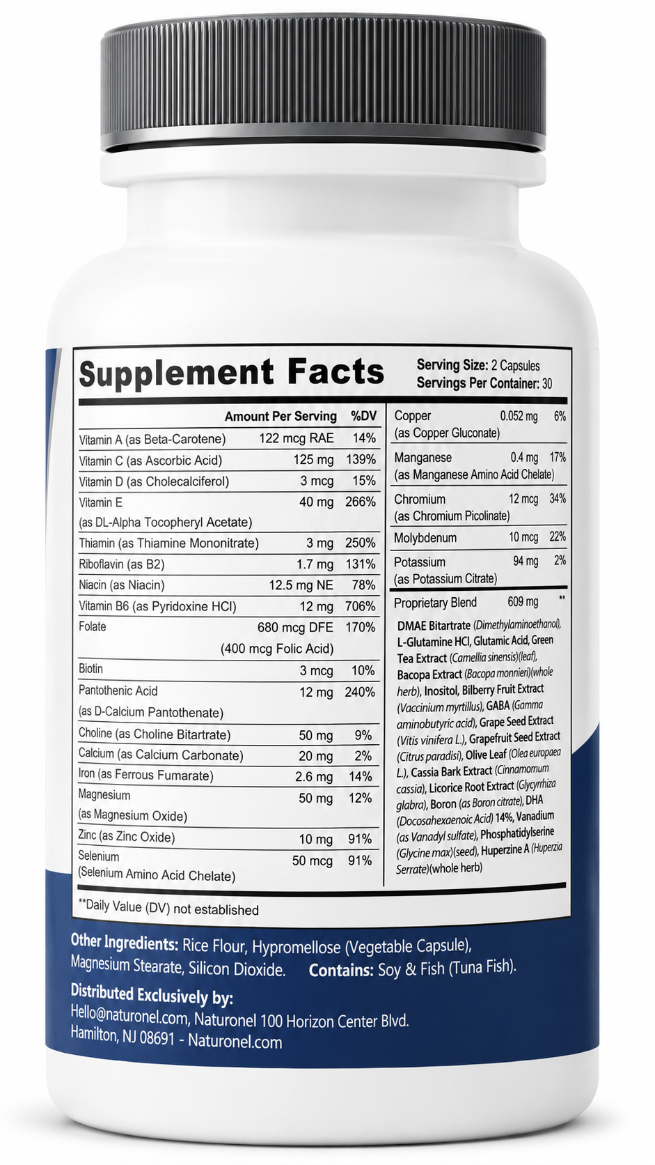 Dopamine + Serotonin (5 Pack) Advanced Brain Support Supplement with DMAE, Bacopa, Green Tea Extract, GABA, Phosphatidylserine, Huperzine A, DHA, Vitamins & Minerals