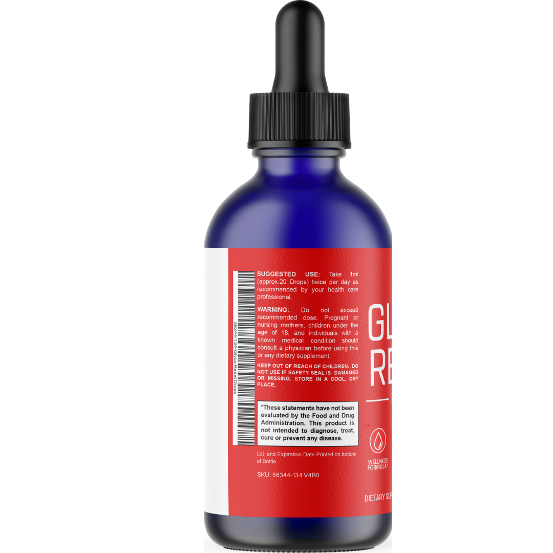 Glyco Reset Drops (5 Pack) – Advanced 3-in-1 Amino Acid Wellness Formula with L-Arginine, L-Glutamine & L-Tryptophan – Daily Balance & Body Support – Lemon Flavor