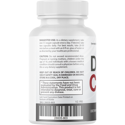 Diaba Core Blood Sugar and Glucose Support DiabaCore 60 Capsules