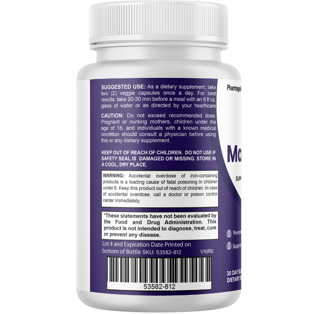 Memopezil Brain Health Support, Memory Supplement 60 Capsules