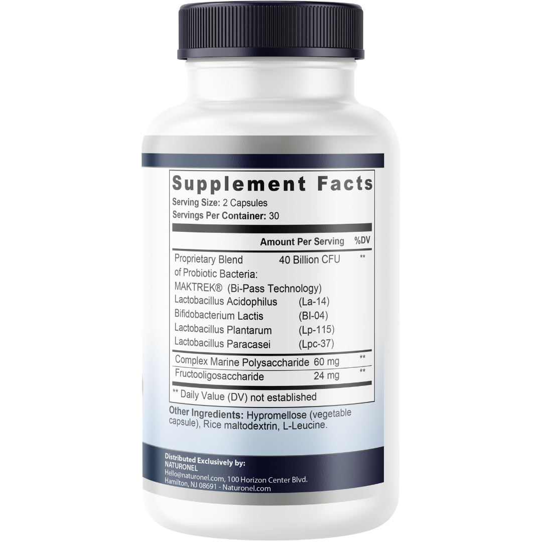 Sibiotica Probiotics (2 Pack) 40 Billion CFU - Multi-Strain Probiotic with Prebiotics - Supports Digestive Health, Gut Balance & Immune Health