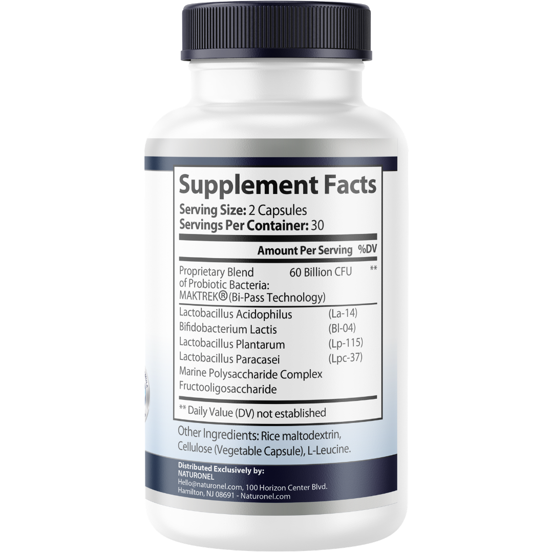 Strengtia (2 Pack) 60 Billion Probiotics – Daily Probiotic Supplement with 6 Clinically Selected Strains, Prebiotic Blend, Digestive & Immune Wellness