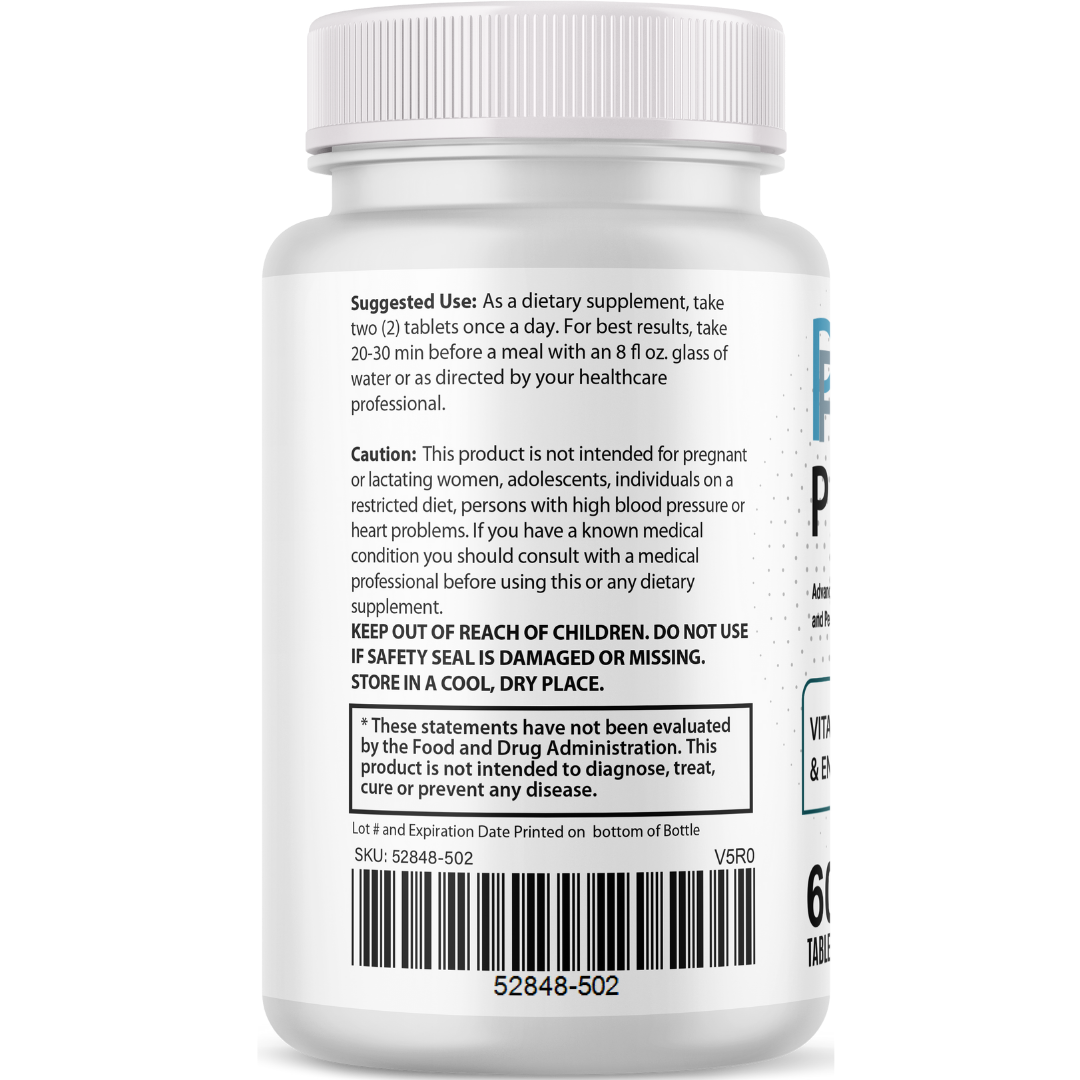 Prime Pulse Male Performance Support Supplement 60 Tablets