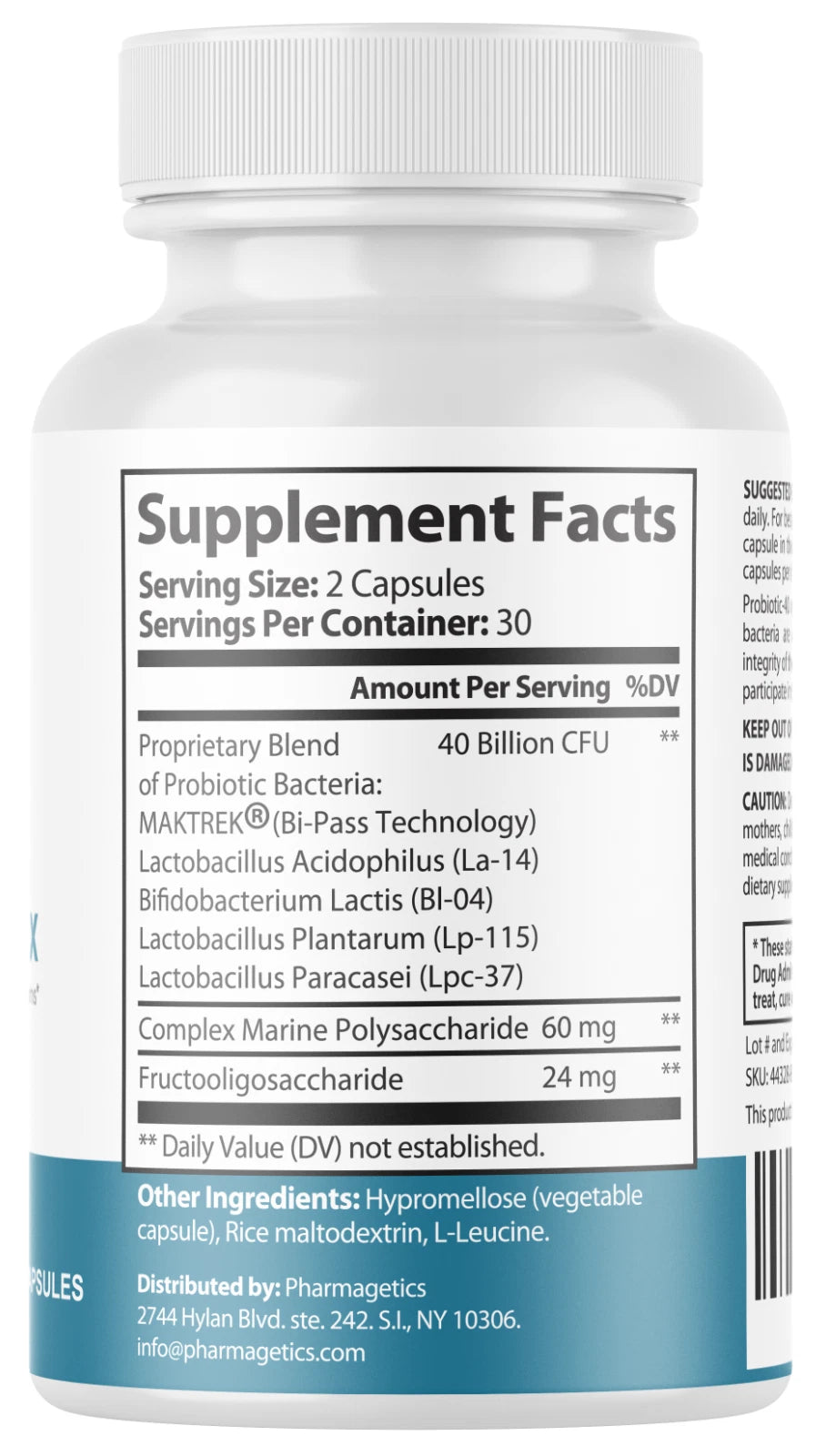 Purdentix Oral Probiotic Support Healthy Teeth and Gums 60 Capsules