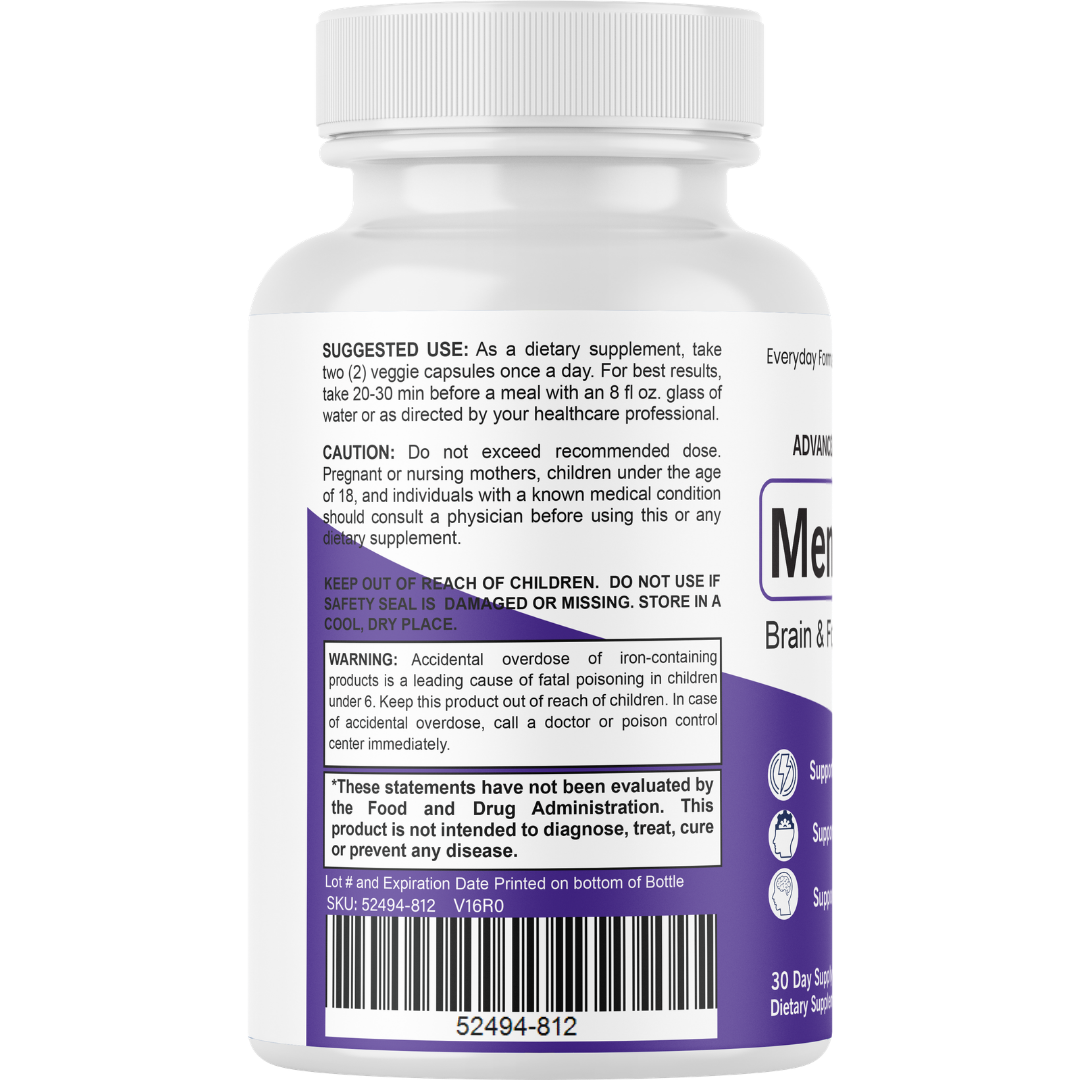 Memotril Advanced Brain Health Supplement 60 Capsules