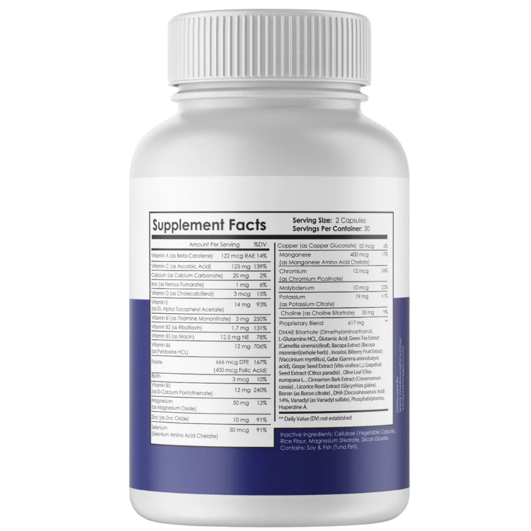 Mind Tech Brain Health Support, Mental Clarity Formula 60 Capsules
