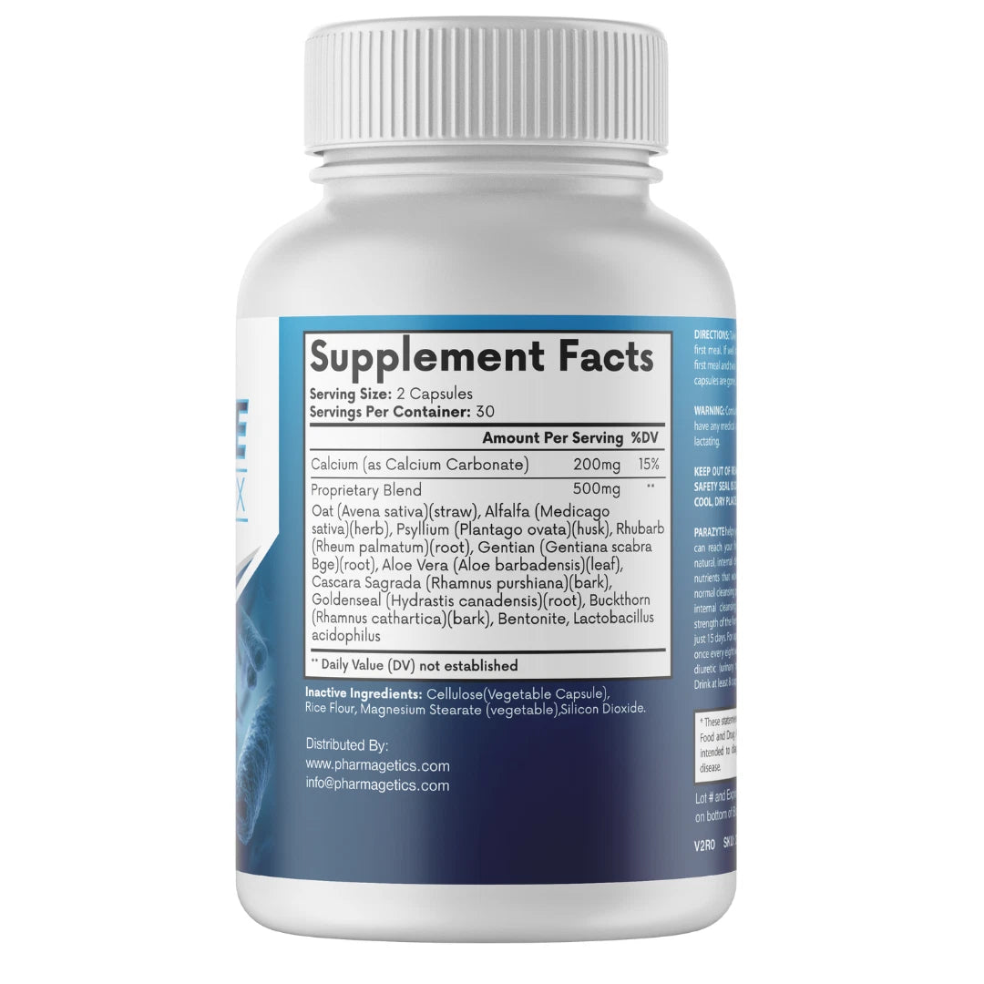 Parazyte Detox Complex Powerful Parasite Cleanse 60 Capsules