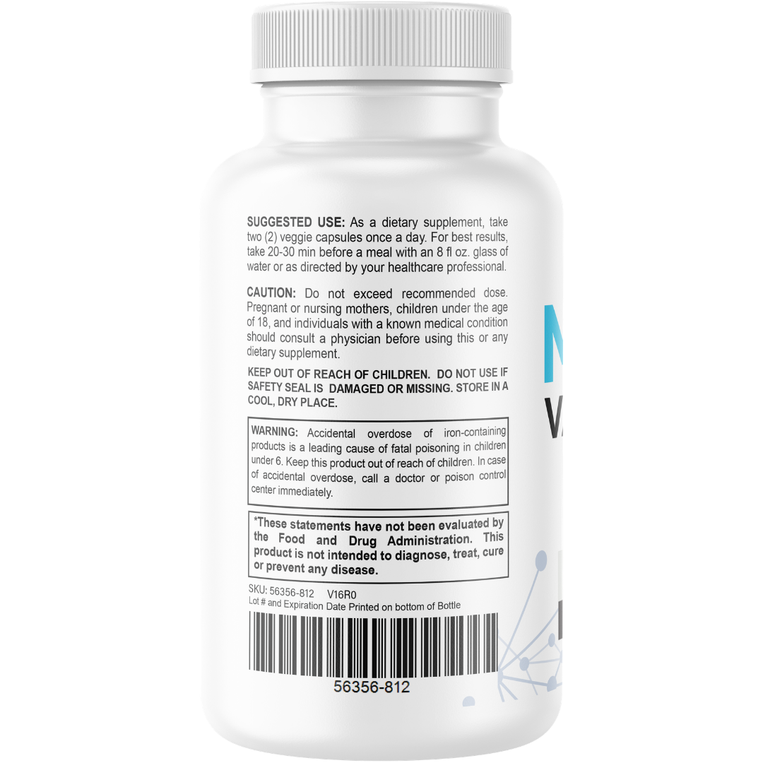 Memo Vance Pro (3 Pack) – Daily Brain Health Supplement for Adults, Memory, Focus & Cognitive Support with Bacopa, DMAE, GABA, Huperzine A & Choline