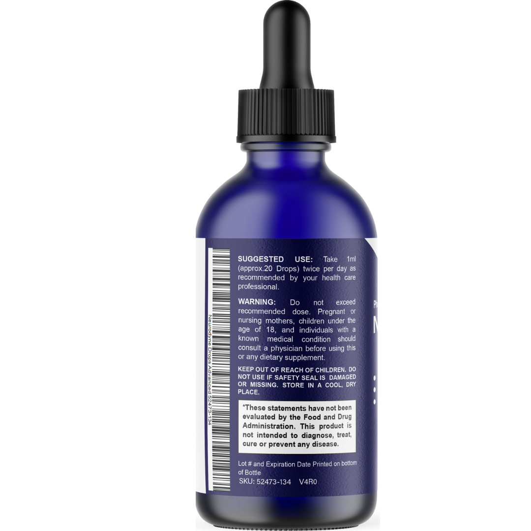 Neuro Dyne Cognitive Support Formula, Brain Health Drops Supplement 60ML