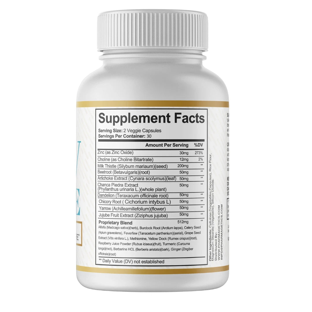 Liv Pure Capsules For Liver Detox and Health Support - 60 Capsules