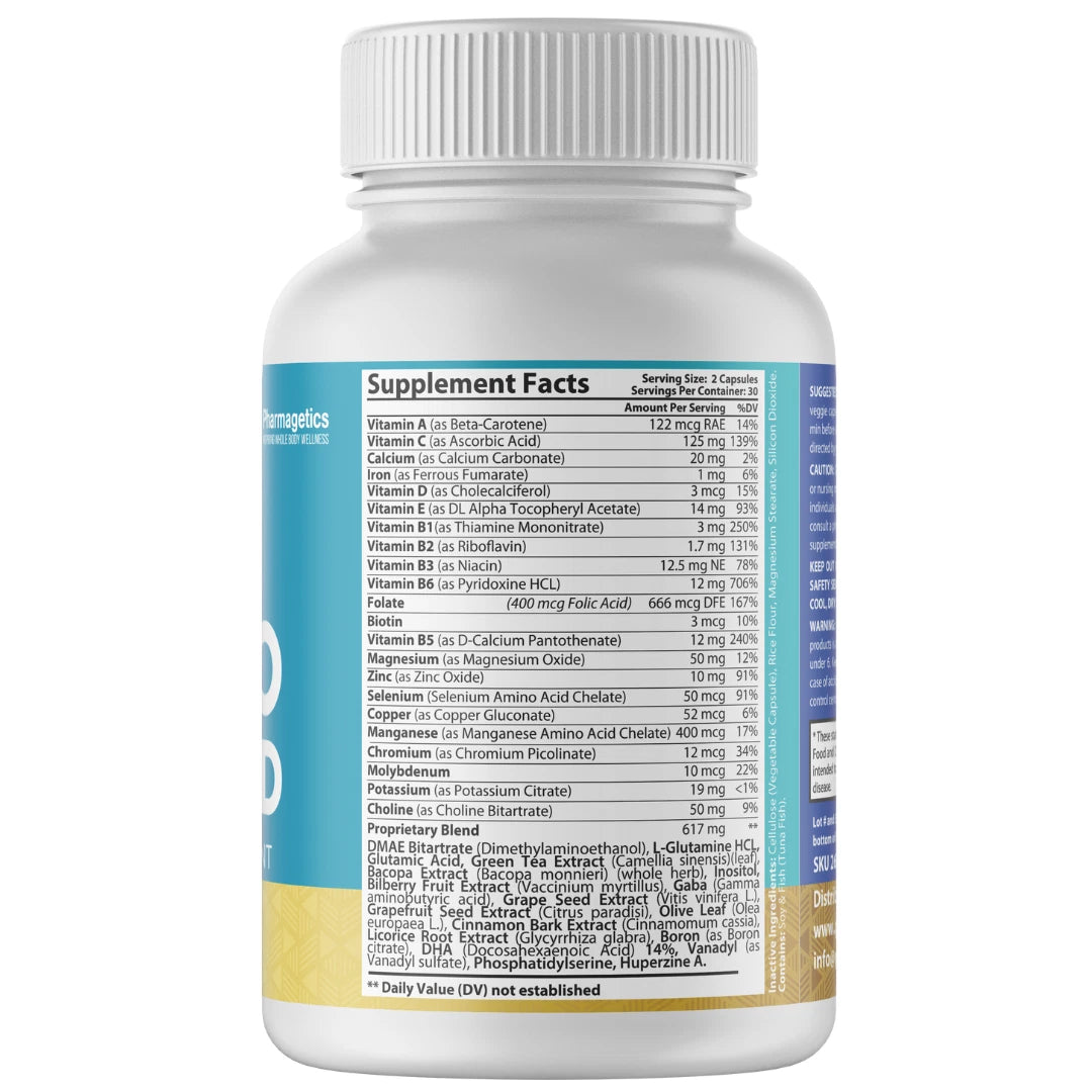 Memo Defend Brain Health Supplement - 60 Capsules