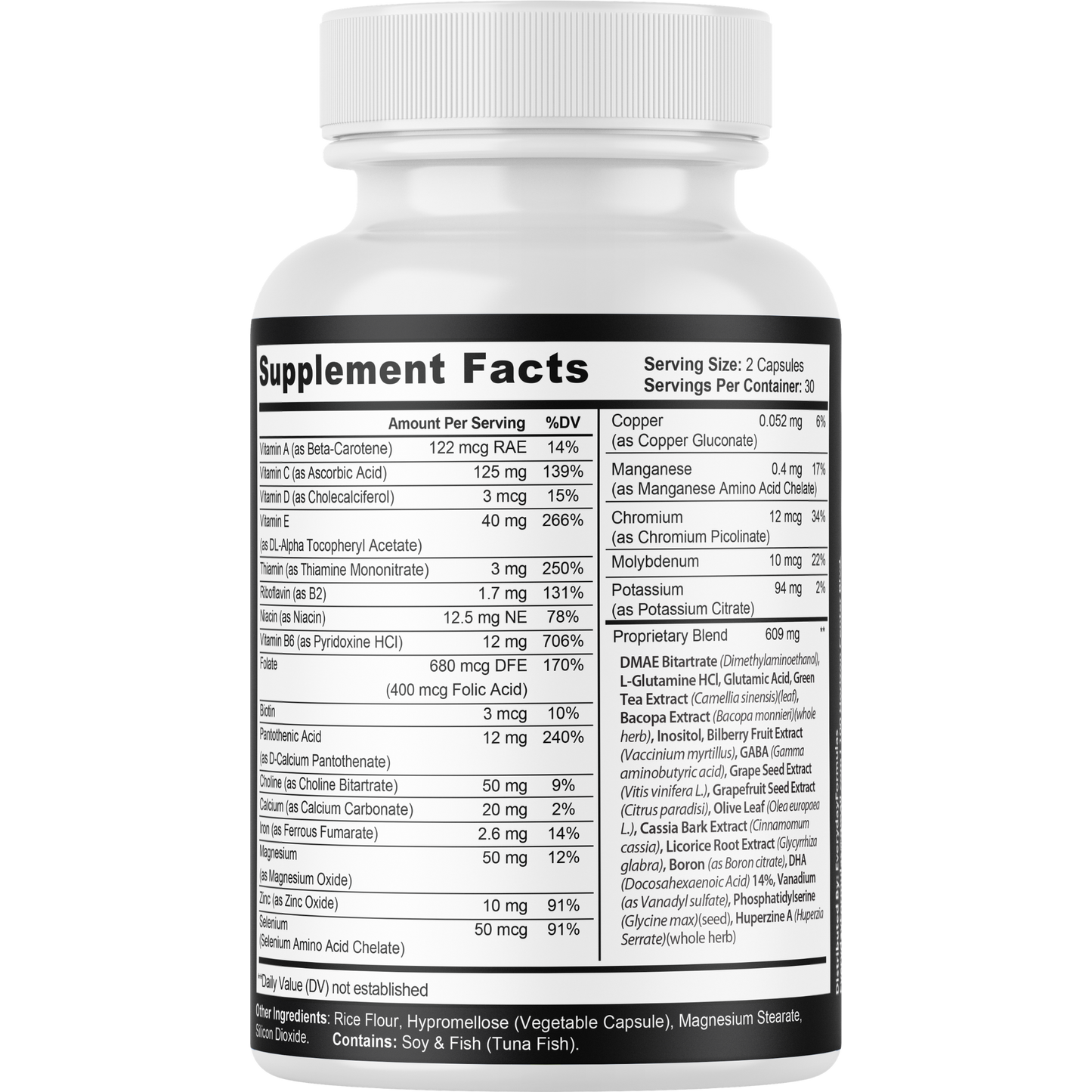 Memo Blast Brain Health Support Supplement 60 Capsules