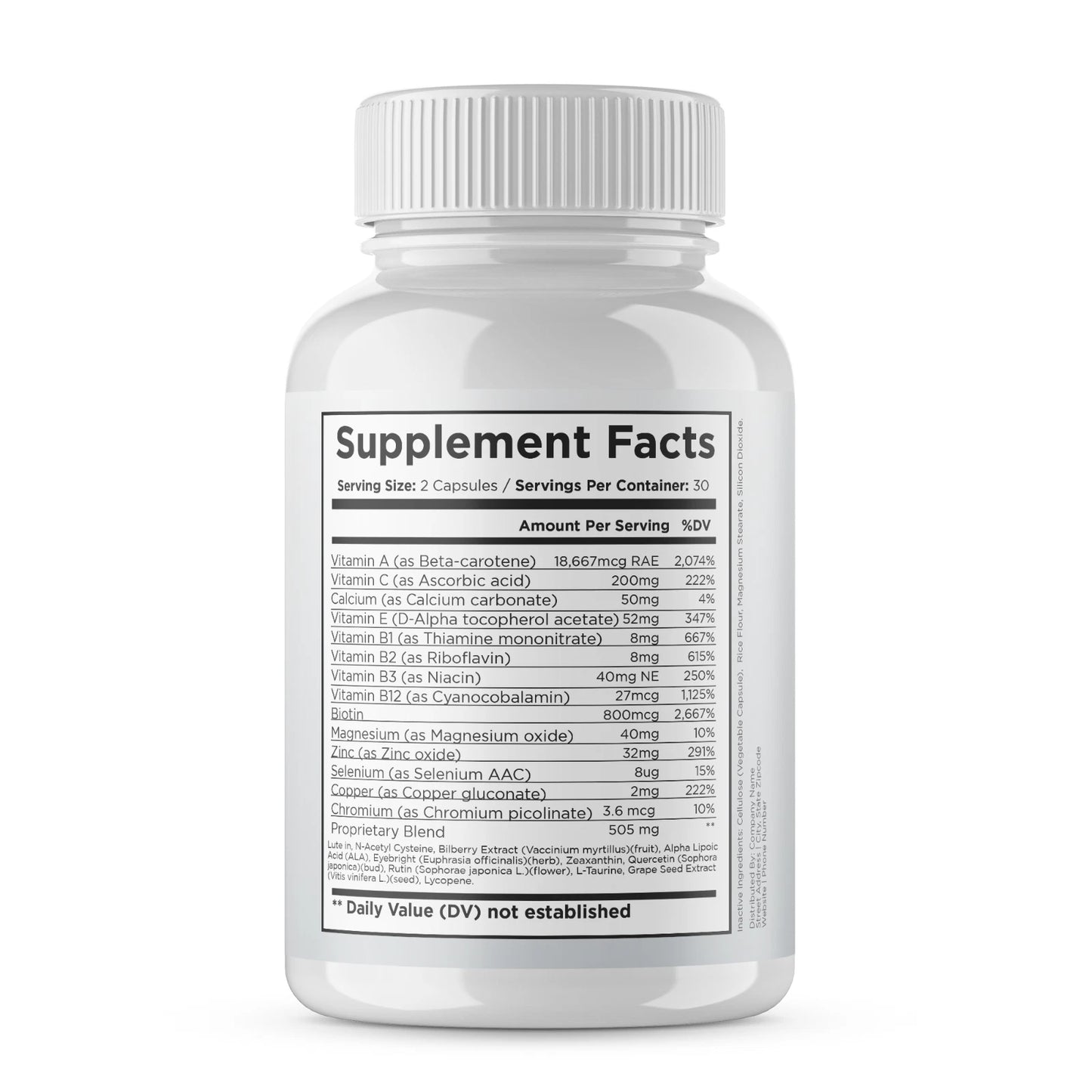 Visiclear Eye Health Formula Support Supplement - 60 Capsules