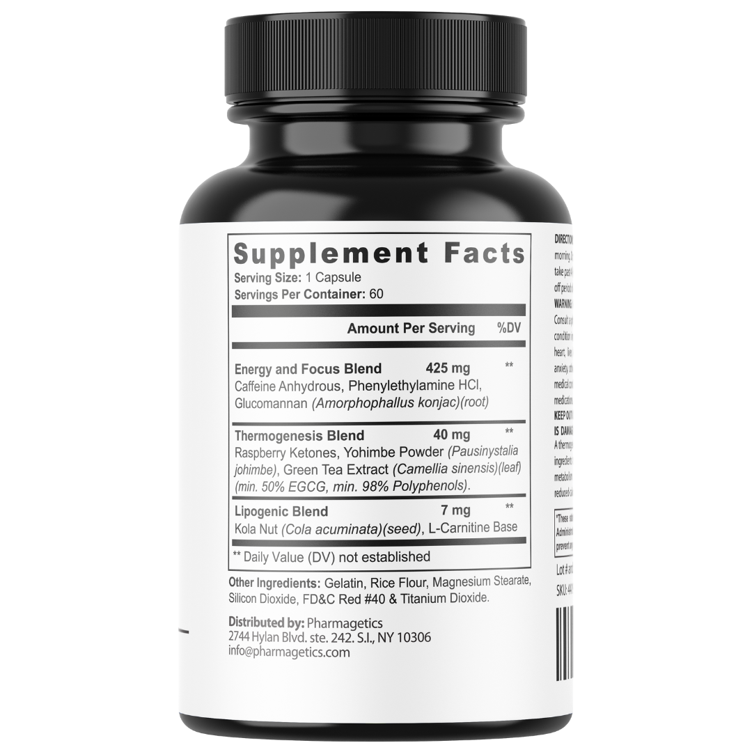 SeroBurn Fat Burning Pills Advanced Weight Loss & Appetite Control 60 Capsules