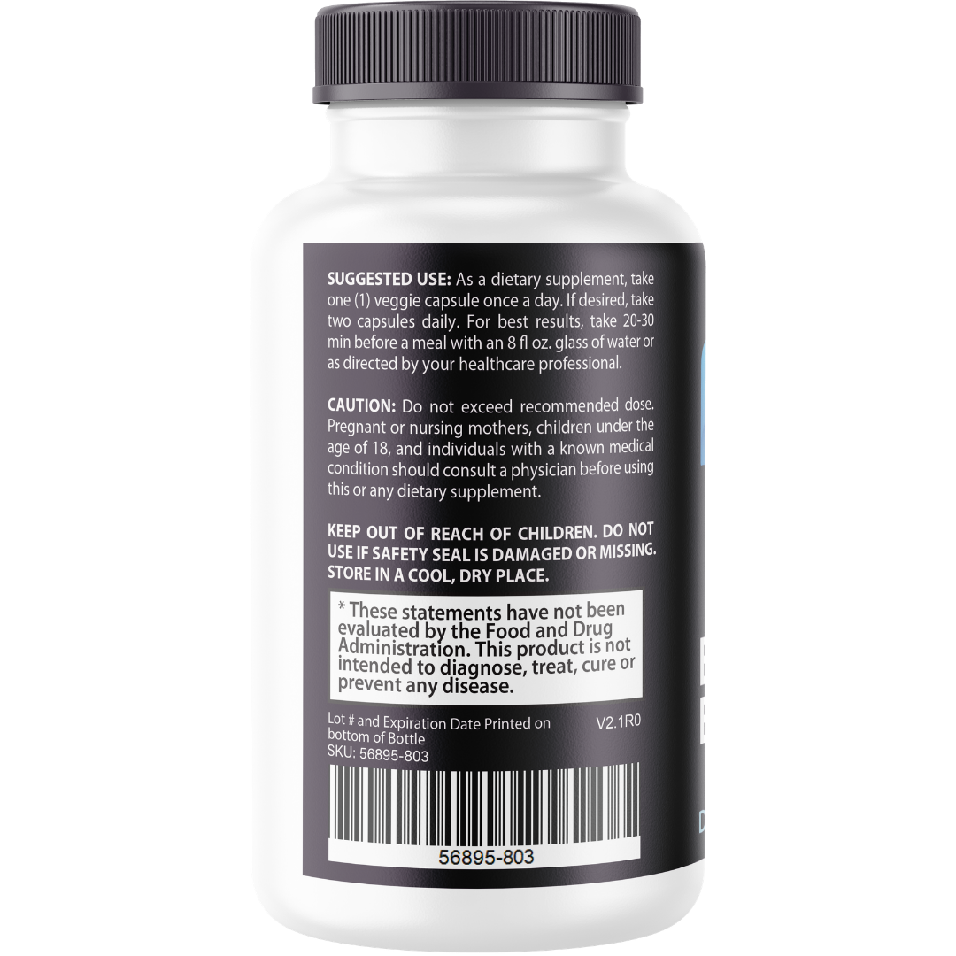FitWell Blood Balance (6 Pack) – Daily Blood Sugar Metabolism Support with Chromium, Biotin, Magnesium, Zinc, Cinnamon & Herbal Extracts