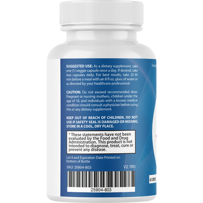 Ceracare Advanced Blood Sugar Support Formula 60 Capsules