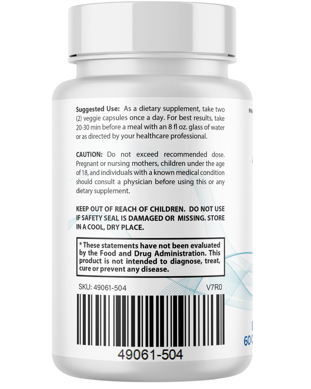 Alpha Stream Prostate Health Support Dietary Supplement 60 Capsules