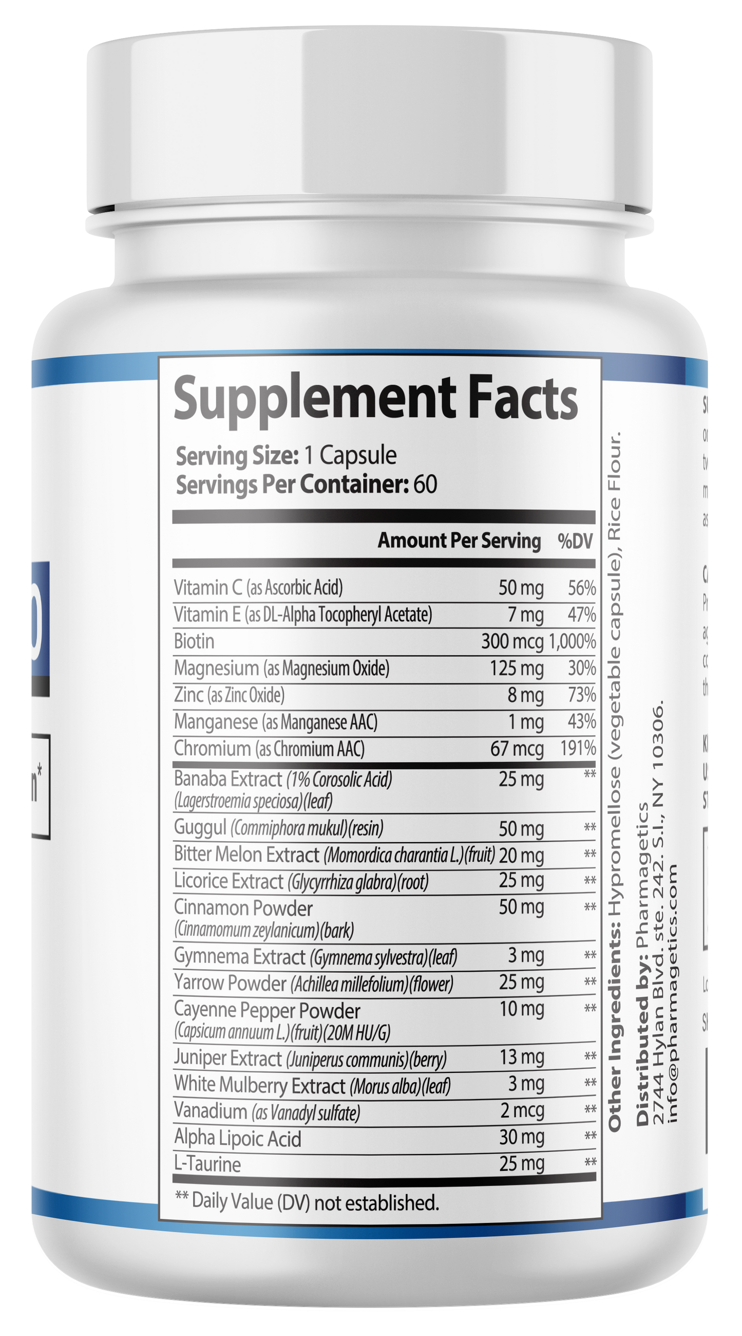 Block Sugar Pro Blood Circulation Support, Blood Balance 60 Capsules