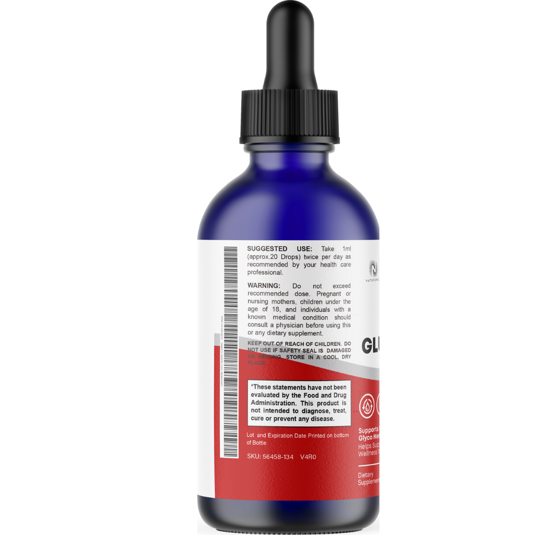 Glucopril Drops (12 Pack) – Daily Metabolism Support Formula with L-Arginine, L-Glutamine & L-Tryptophan