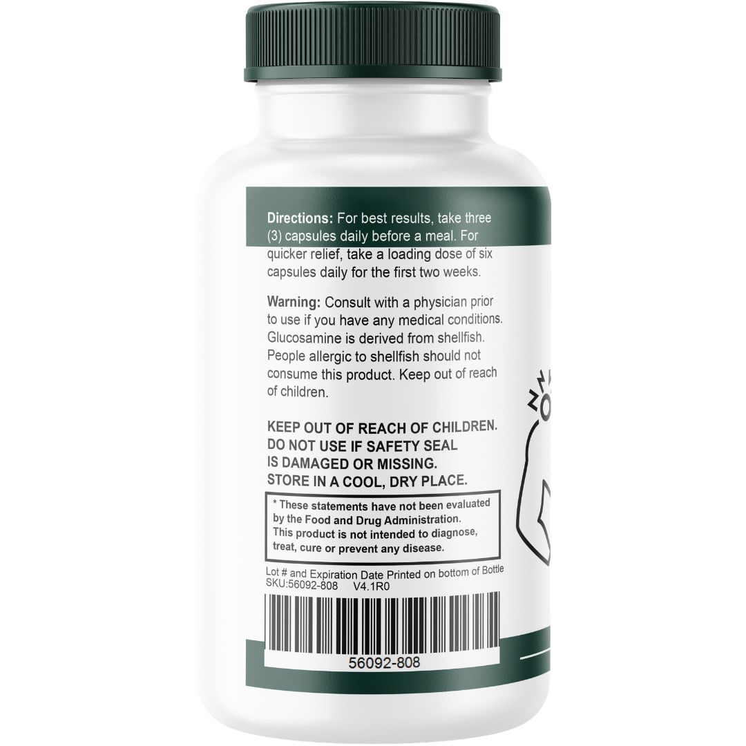 Vital Move (12 Pack) Premium Joint Wellness Supplement – Glucosamine 1500mg with Chondroitin, Turmeric, Boswellia, MSM, Bromelain & Quercetin – Advanced 8-Ingredient Blend