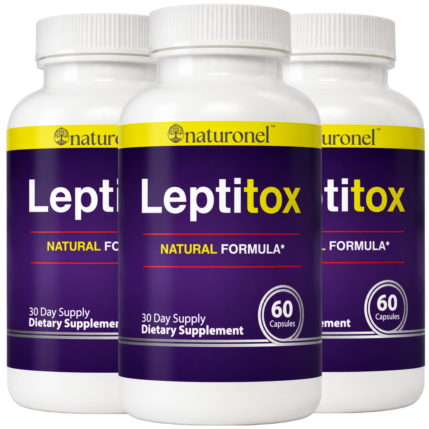 Leptitox Colon Cleanse & Gut Health Supplement – Herbal Digestive Support Formula with Psyllium Husk, Aloe Vera, Bentonite Clay & Probiotic – 60 Capsules