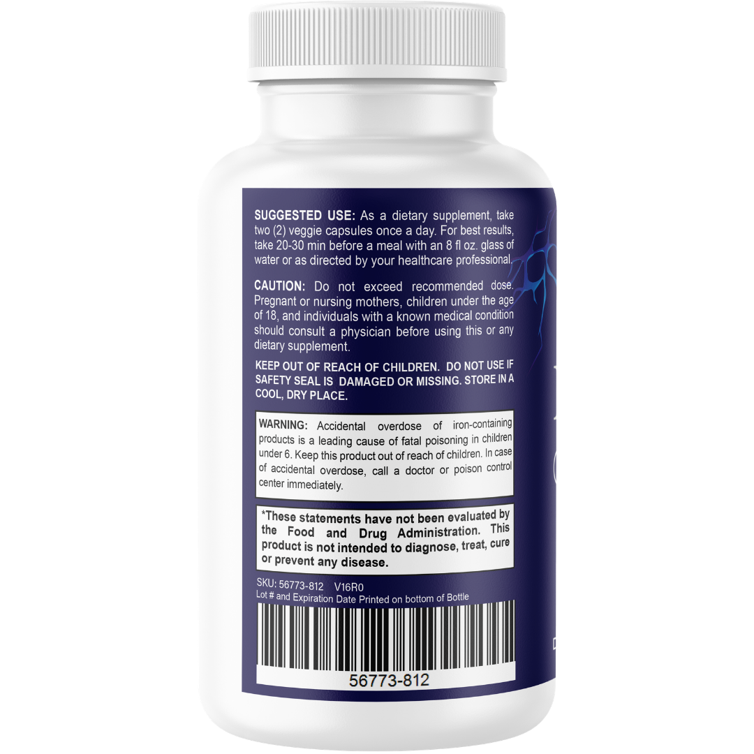 MemoFix Brain & Memory Support (2 Pack) – Cognitive, Focus, Concentration & Mental Clarity Formula