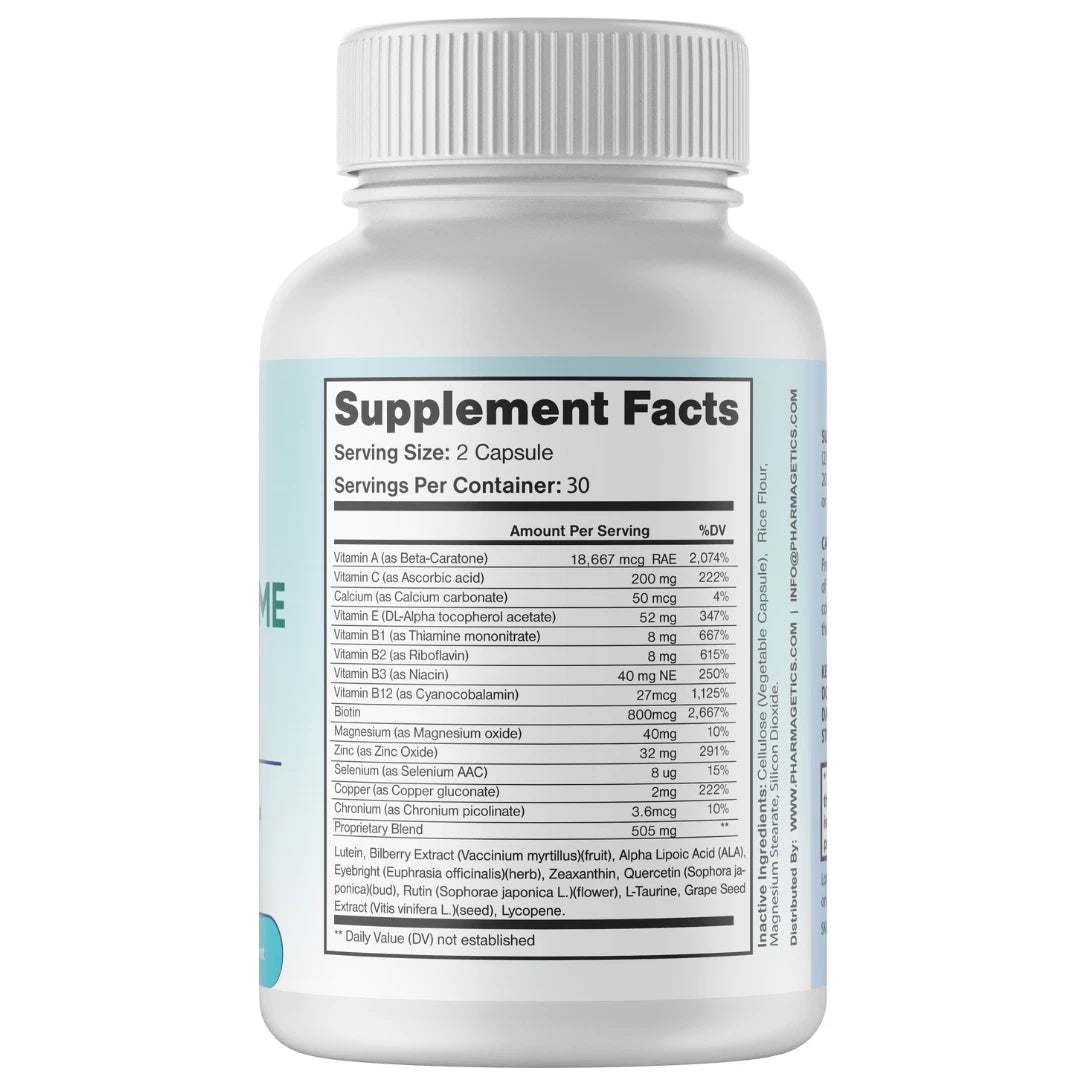 Ocuprime Vision Formula Ocuprime Supplements Eye Support 60 Capsules