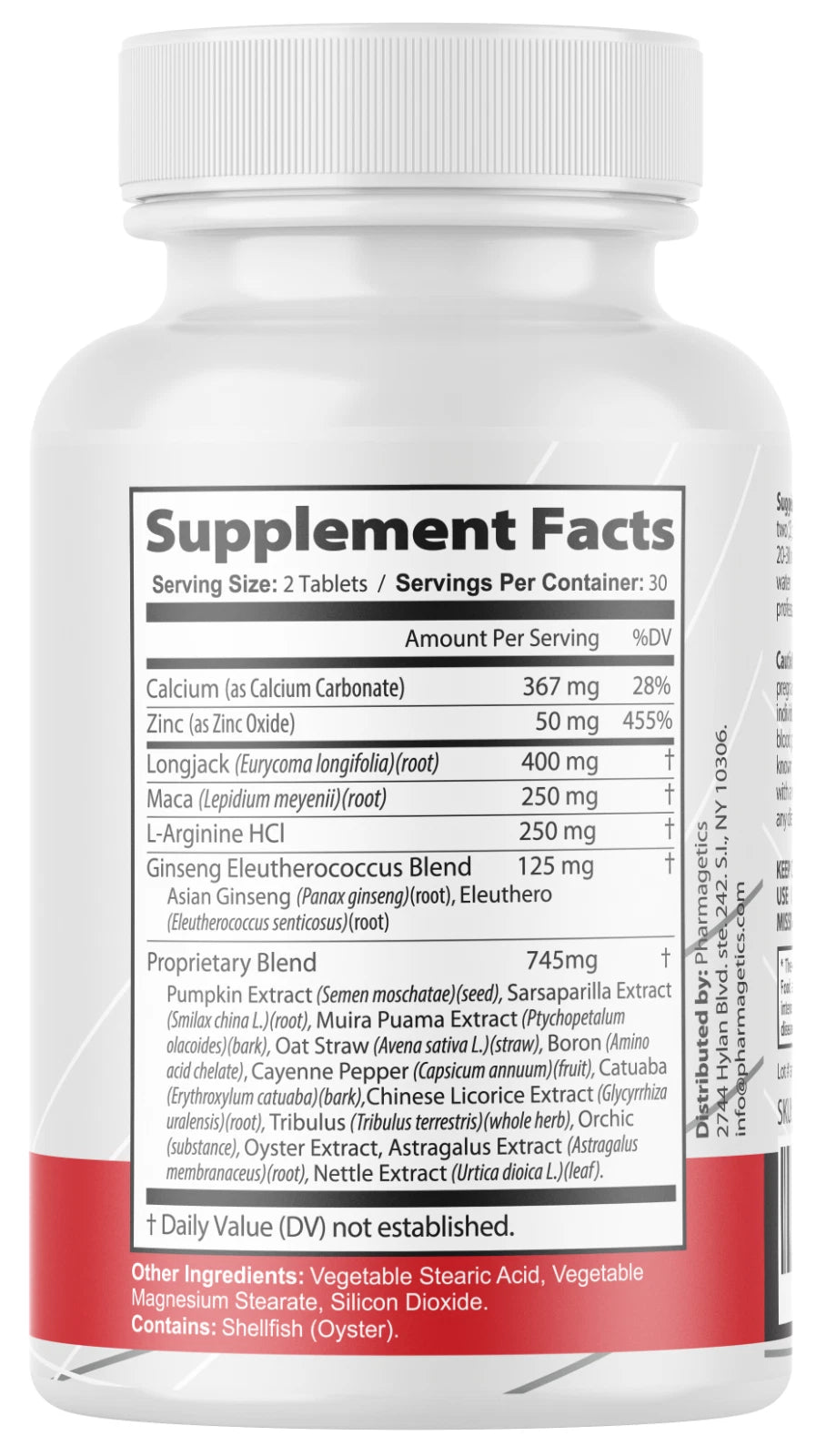 Laguna Long Male Performance Formula, Stamina Support 60 Tablets
