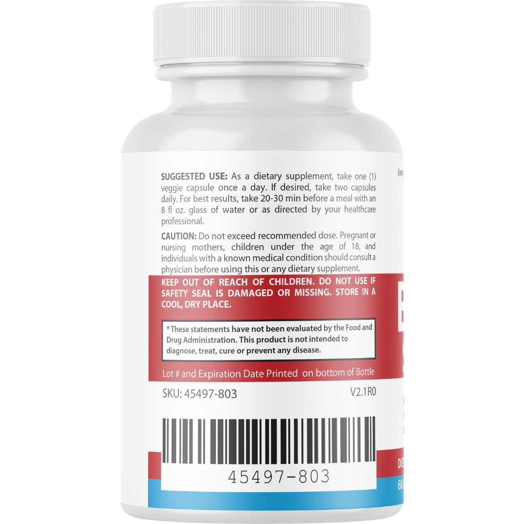 Trusted Relief Blood Support for Managing Sugar & Pressure Levels 60 Capsules