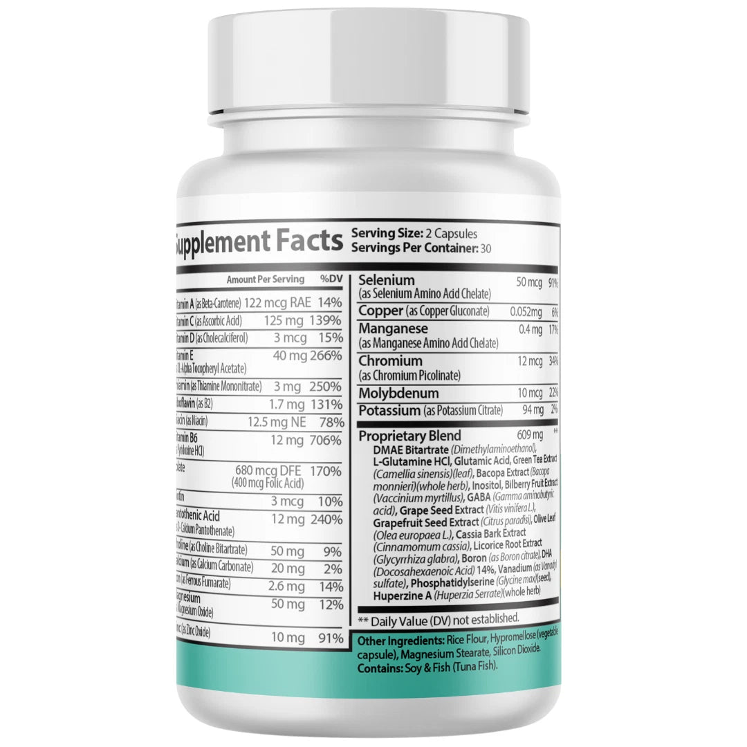 Neuro Defender Cognitive Health Formula for Enhanced Memory & Brain Support 60 Capsules
