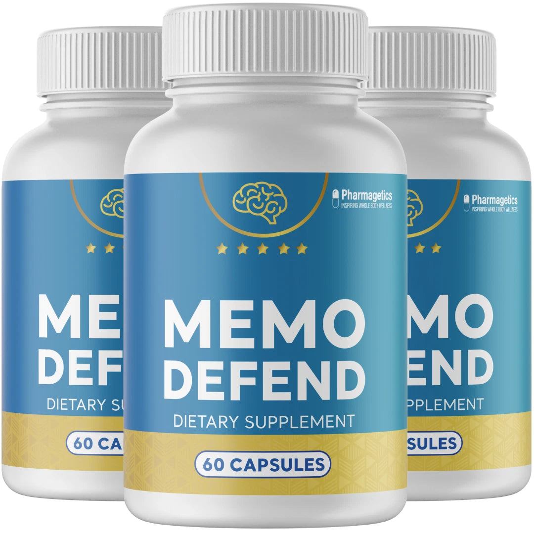 Memo Defend Brain Health Supplement - 60 Capsules