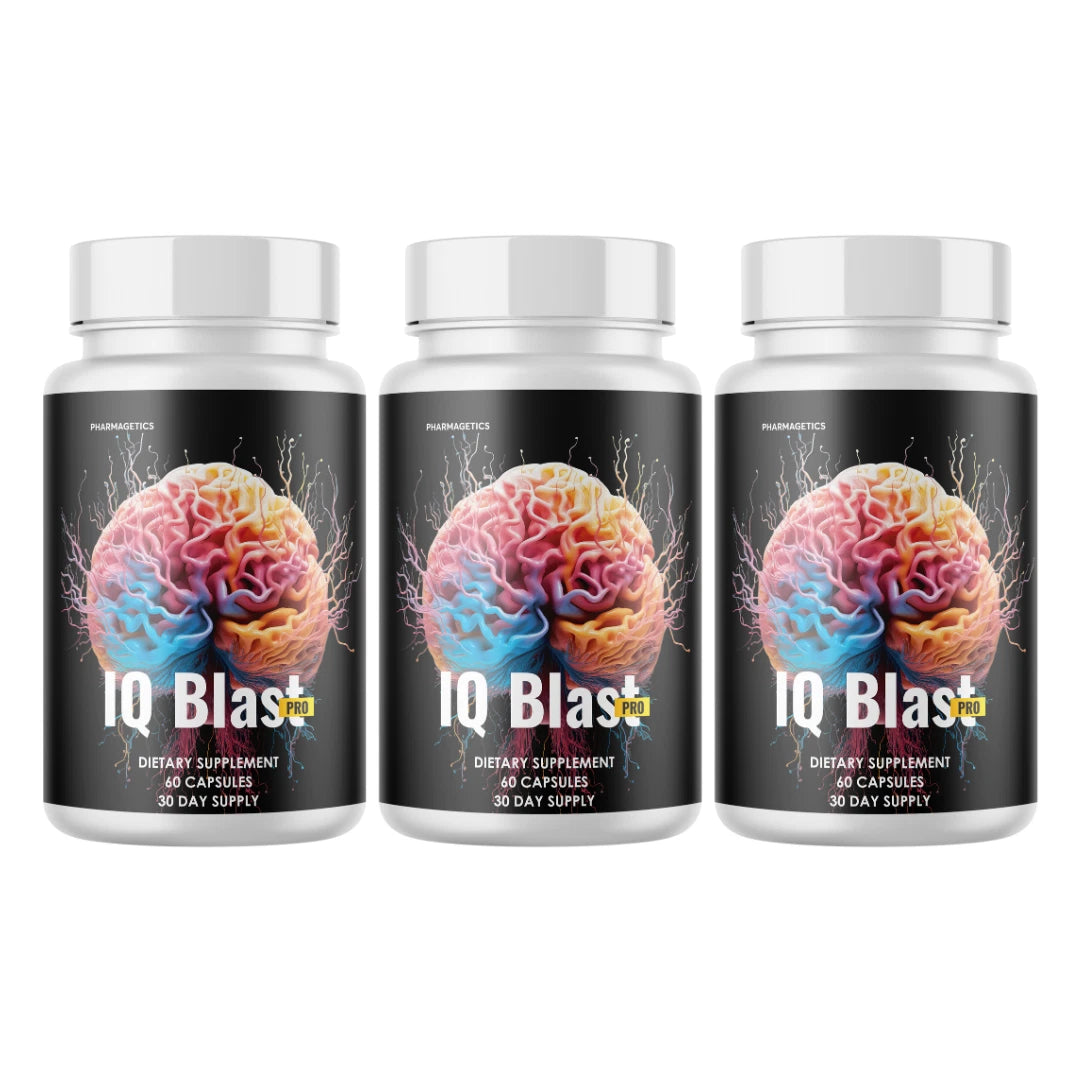 IQ Blast Pro Focus Brain Health Supplement Nootropic Formula 60 Capsules