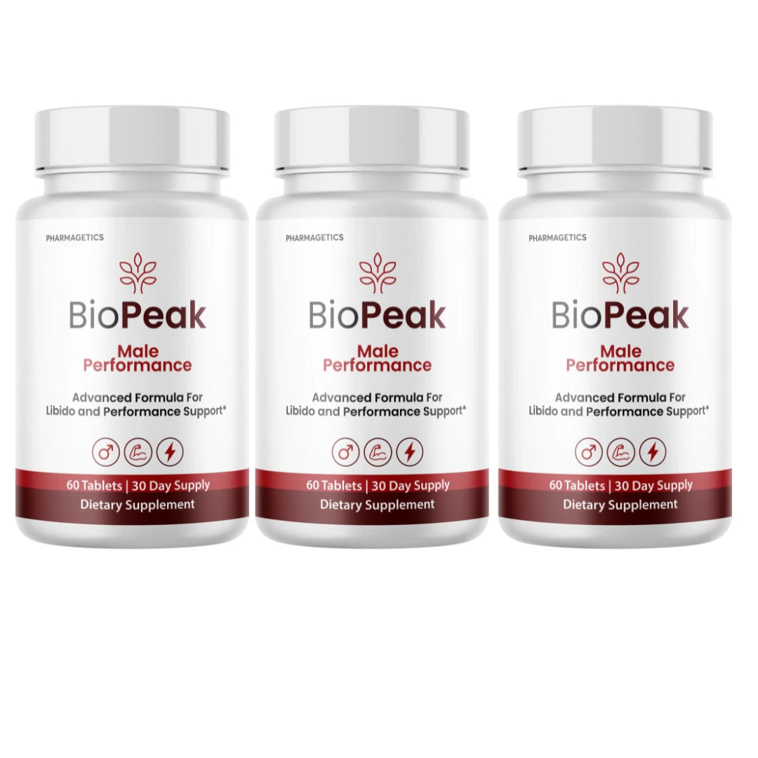 BioPeak Male Performance Supplement, Energy Support 60 Tablets