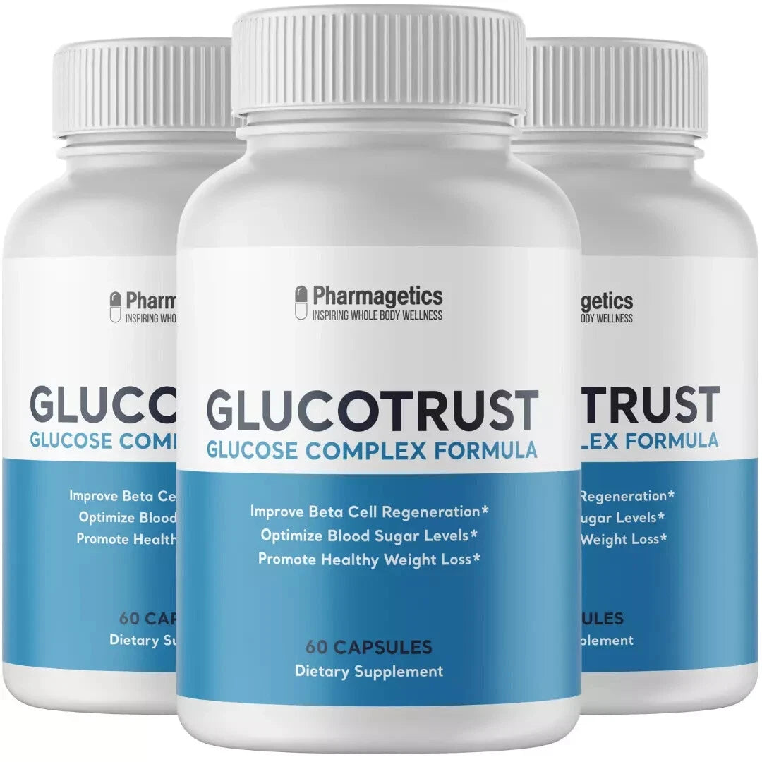 Glucotrust Complex Formula Blood Health Support Supplement 60 Capsules